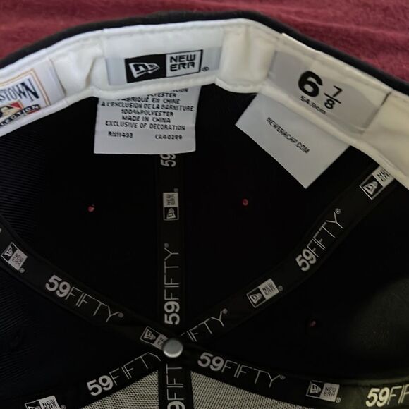 Men's New Era Chicago Cubs Floral Under Visor Collection 1914 Replica 59FIFTY - Picture 4 of 6